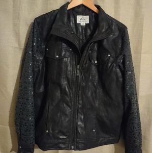 Ariat Vegan Suede Sequined Sleeve Women's Jacket XL